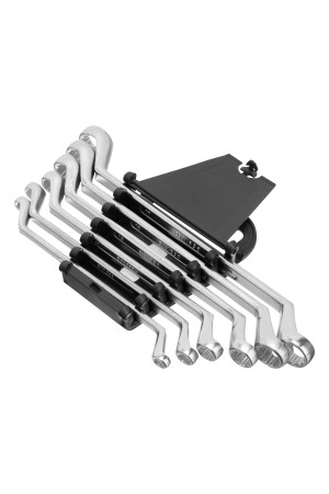 Набор ключей накидных, 6-17 мм, CR-V, 6 шт, полированный хром Matrix