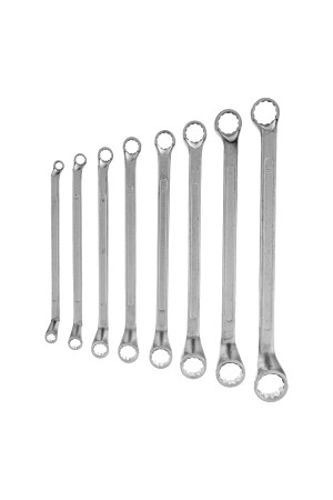 Набор ключей накидных, 6-22 мм, 8 шт, хромированные Sparta