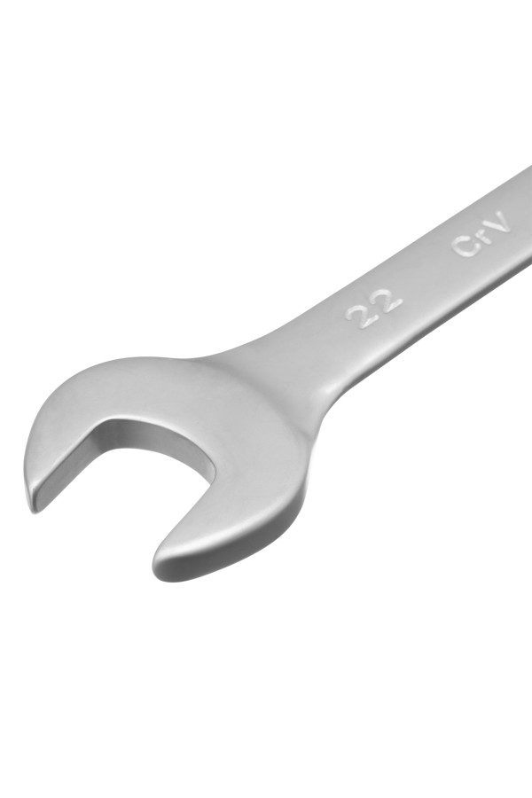 Набор ключей комбинированных, 6-22 мм, 12 шт, CrV, матовый хром Matrix