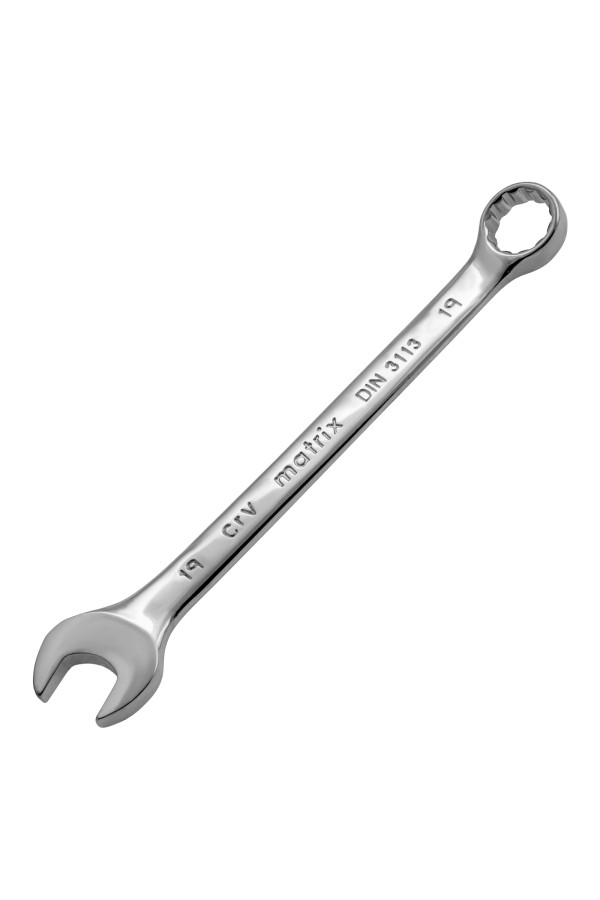 Набор ключей комбинированных, 6-22 мм, 9 шт, CrV, полированный хром Matrix