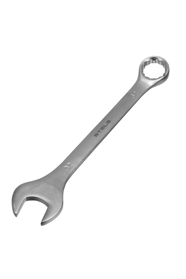 Набор ключей комбинированных 6-32 мм, 26 шт, CrV, матовый хром Stels