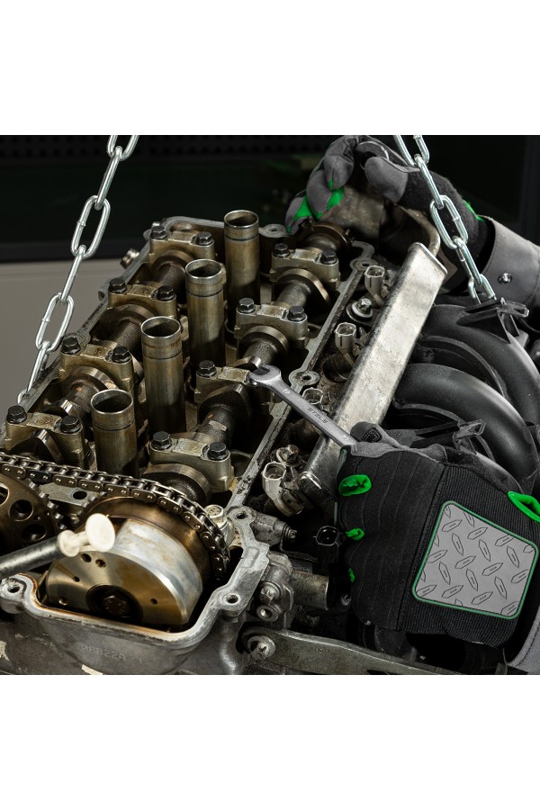 Набор ключей комбинированных 6-32 мм, 26 шт, CrV, матовый хром Stels