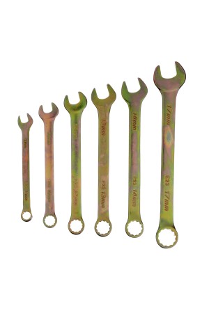 Набор ключей комбинированных, 8-17 мм, 6 шт Сибртех