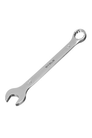 Набор ключей комбинированных 6-17 мм, 6 шт., CrV, матовый хром Stels