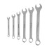 Набор ключей комбинированных 6-17 мм, 6 шт., CrV, матовый хром Stels