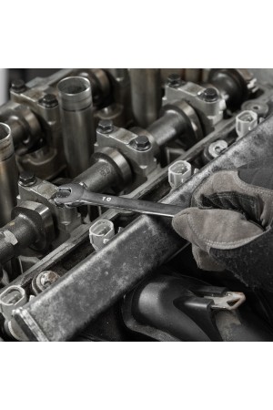 Набор ключей комбинированных 6-19 мм, 8 шт., CrV, матовый хром Stels