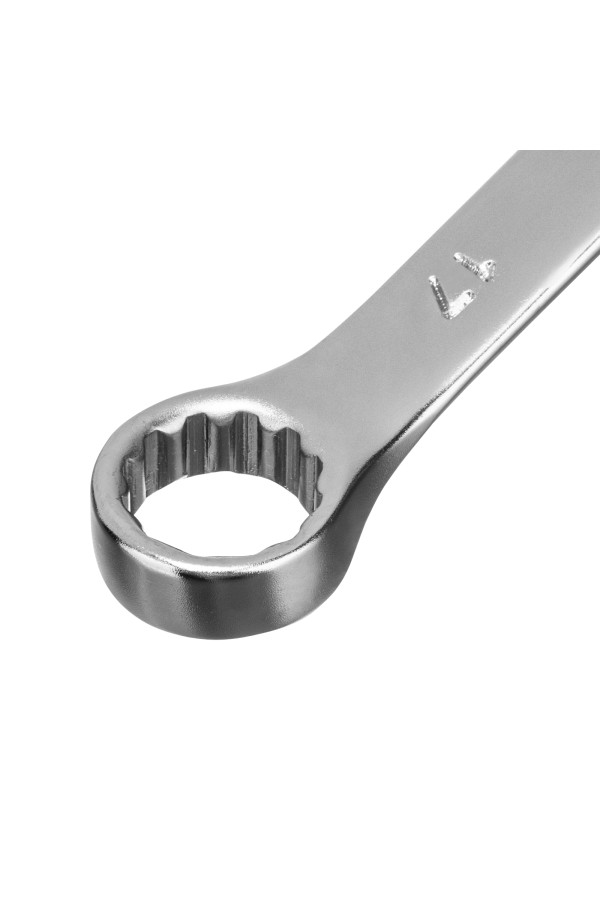 Набор ключей комбинированных 6-19 мм, 8 шт., CrV, матовый хром Stels