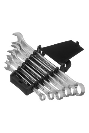 Набор ключей комбинированных, 8-17 мм, CrV, 6 шт Сибртех