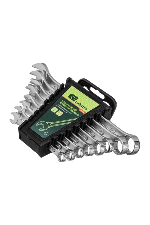 Набор ключей комбинированных, 8-19 мм, CrV, 8 шт Сибртех