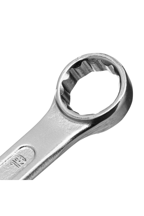 Набор ключей комбинированных, 8-19 мм, CrV, 8 шт Сибртех