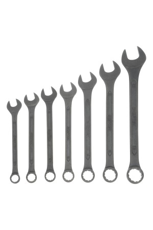 Набор ключей комбинированных, 6 - 22 мм, 10 шт., CrV, фосфатированные Сибртех