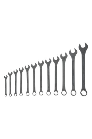 Набор ключей комбинированных, 6 - 22 мм, 12 шт., CrV, фосфатированные Сибртех
