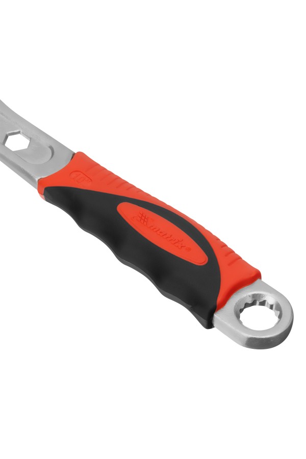 Ключ разводной, 250 мм, переставная губка, двухкомпонентная рукоятка Matrix