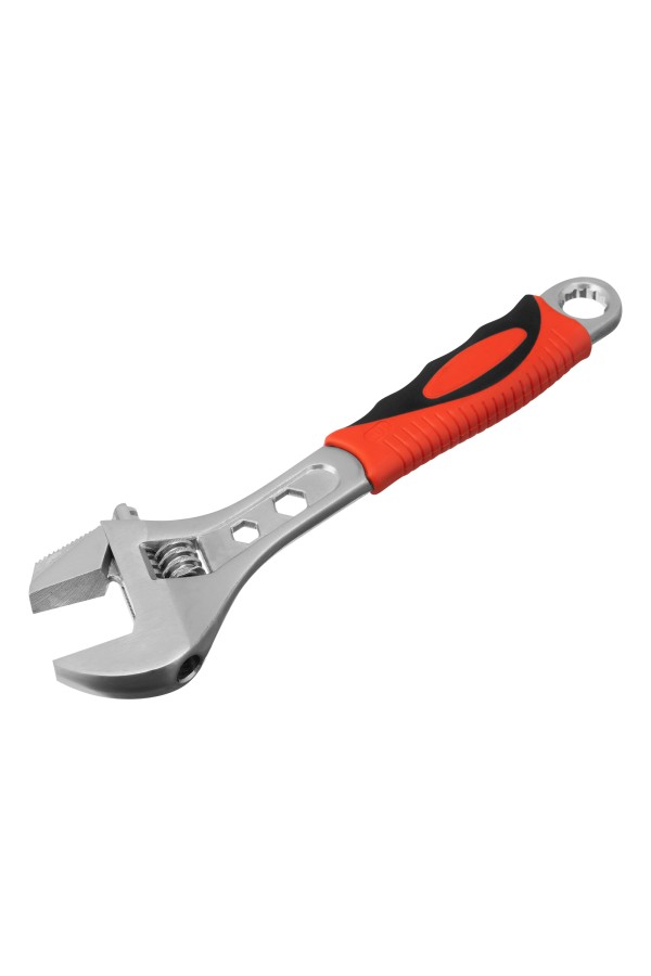 Ключ разводной, 250 мм, переставная губка, двухкомпонентная рукоятка Matrix