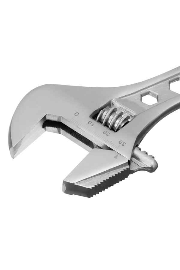 Ключ разводной, 250 мм, переставная губка, двухкомпонентная рукоятка Matrix