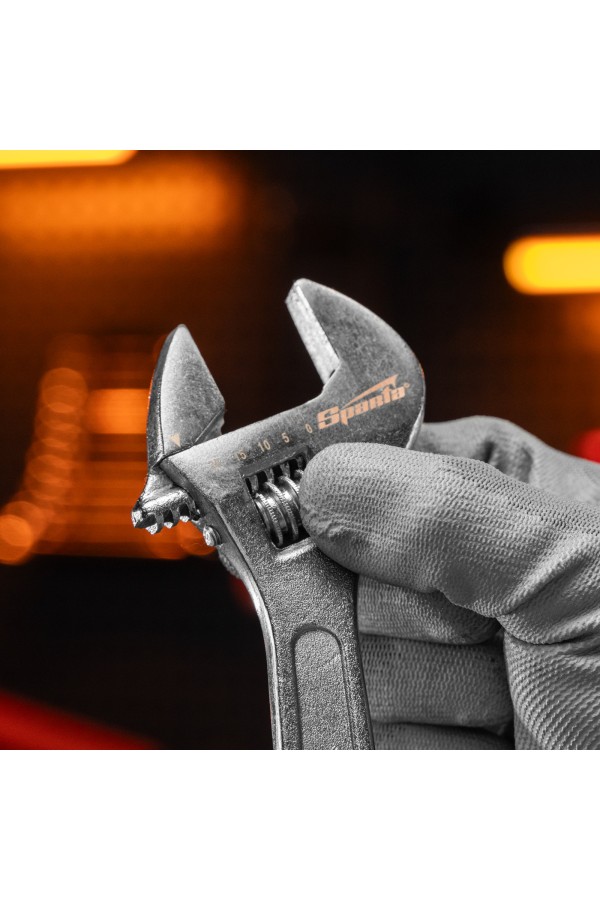 Ключ разводной, 200 мм, хромированный Sparta