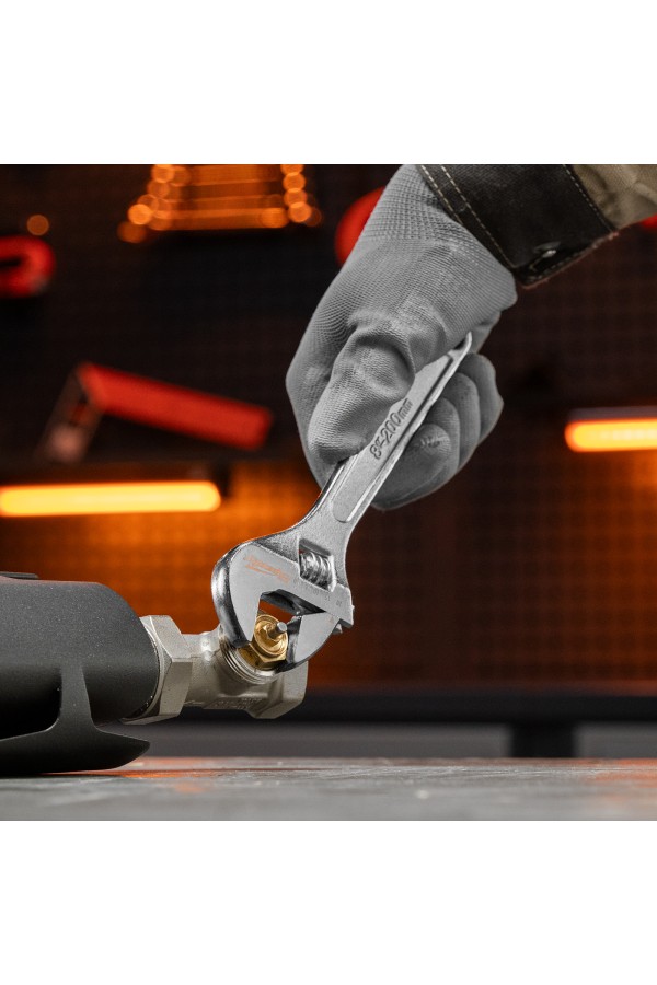 Ключ разводной, 200 мм, хромированный Sparta