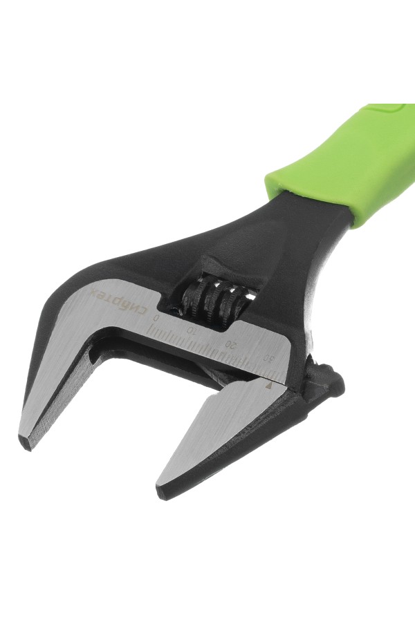 Ключ разводной, 200 мм, тонкие губки, фосфатированый Сибртех