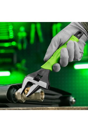 Ключ разводной, 250 мм, тонкие губки, фосфатированый Сибртех