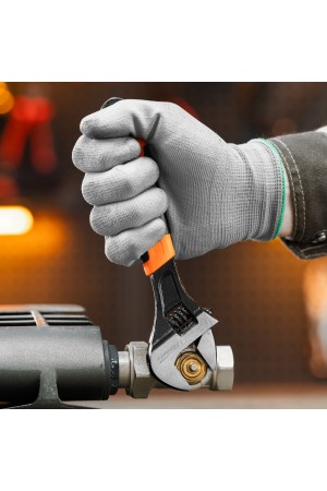 Ключ разводной, 200 мм, двухкомпонентная рукоятка Sparta