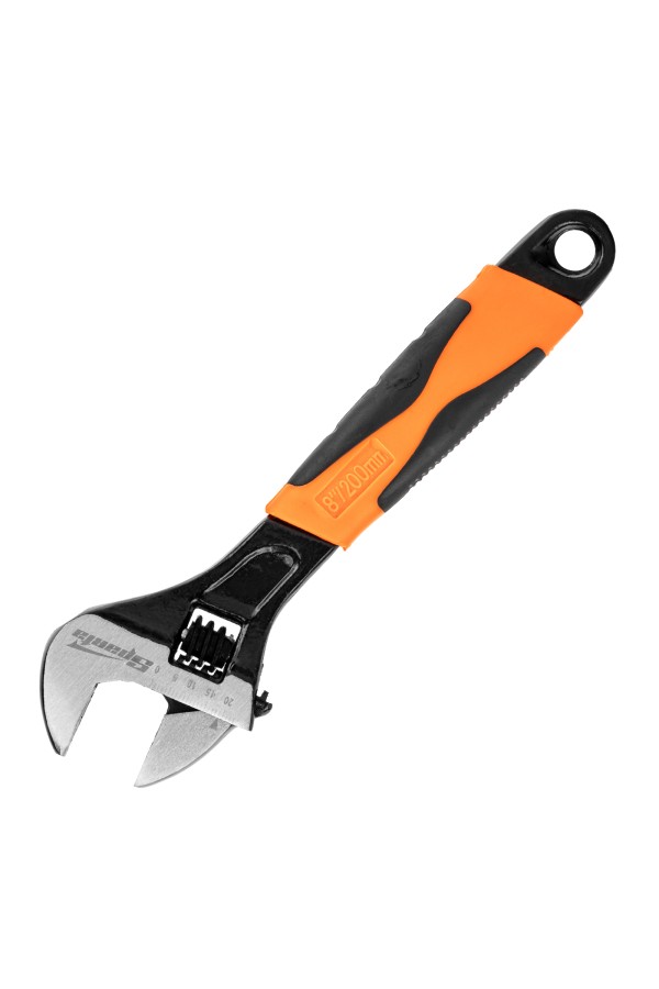 Ключ разводной, 200 мм, двухкомпонентная рукоятка Sparta