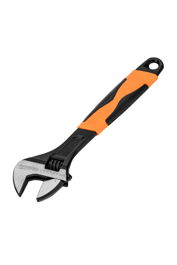 Ключ разводной, 300 мм, двухкомпонентная рукоятка Sparta