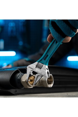 Ключ разводной 200 мм, CrV, облегченный// Gross