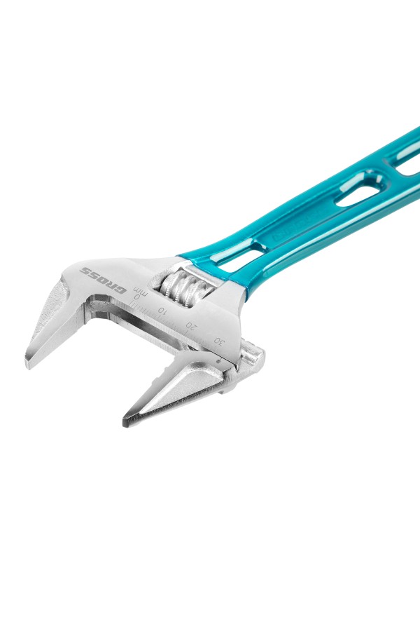 Ключ разводной 200 мм, CrV, облегченный Gross