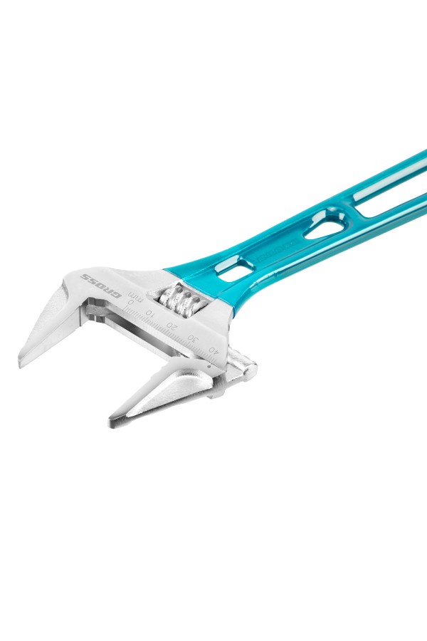 Ключ разводной 250 мм, CrV, облегченный Gross