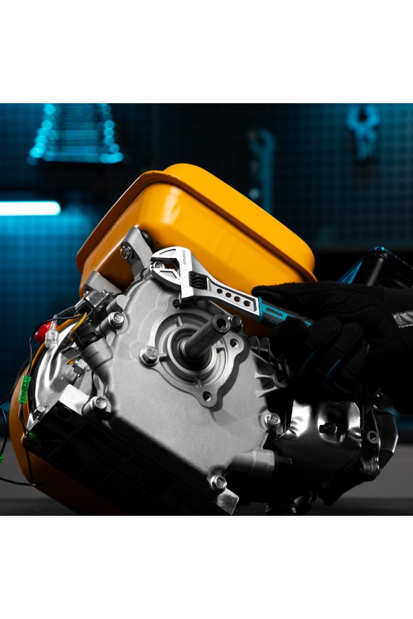 Ключ разводной, 200 мм, CrV, двухкомпонентная ручка Gross