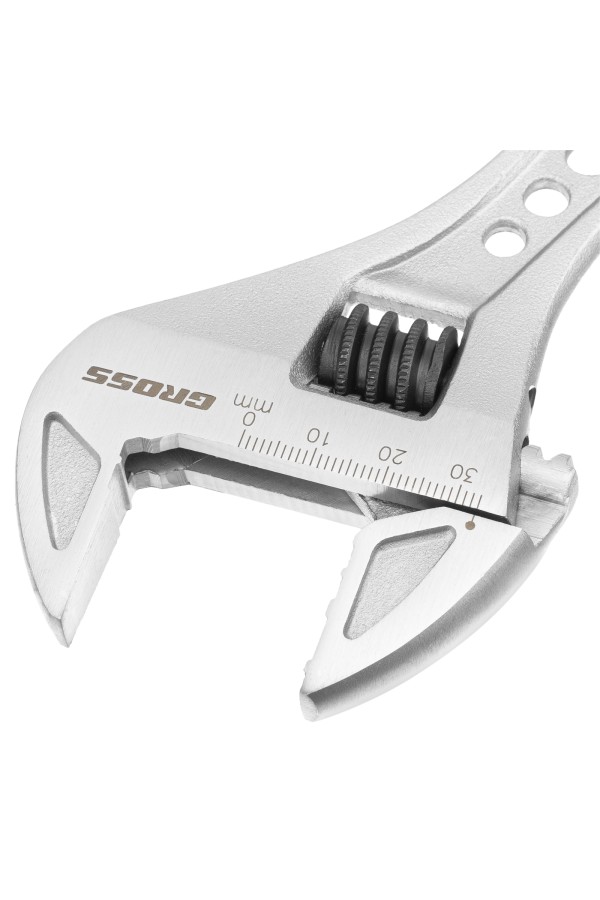 Ключ разводной, 250 мм, CrV, двухкомпонентная ручка Gross