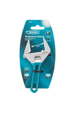 Ключ разводной, 120 мм, CrV, укороченная ручка Gross