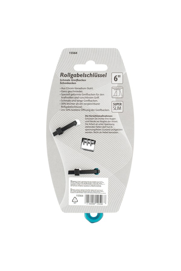 Ключ разводной, 120 мм, CrV, укороченная ручка Gross