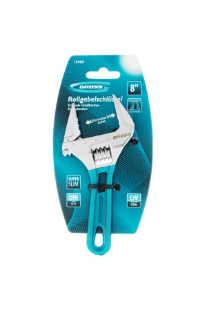 Ключ разводной, 140 мм, CrV, укороченная ручка Gross