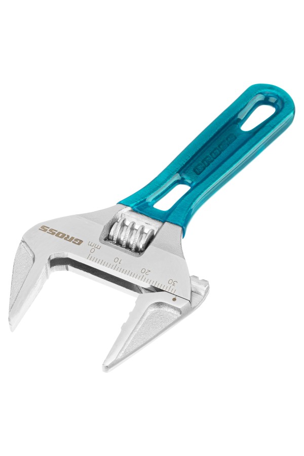 Ключ разводной, 140 мм, CrV, укороченная ручка Gross