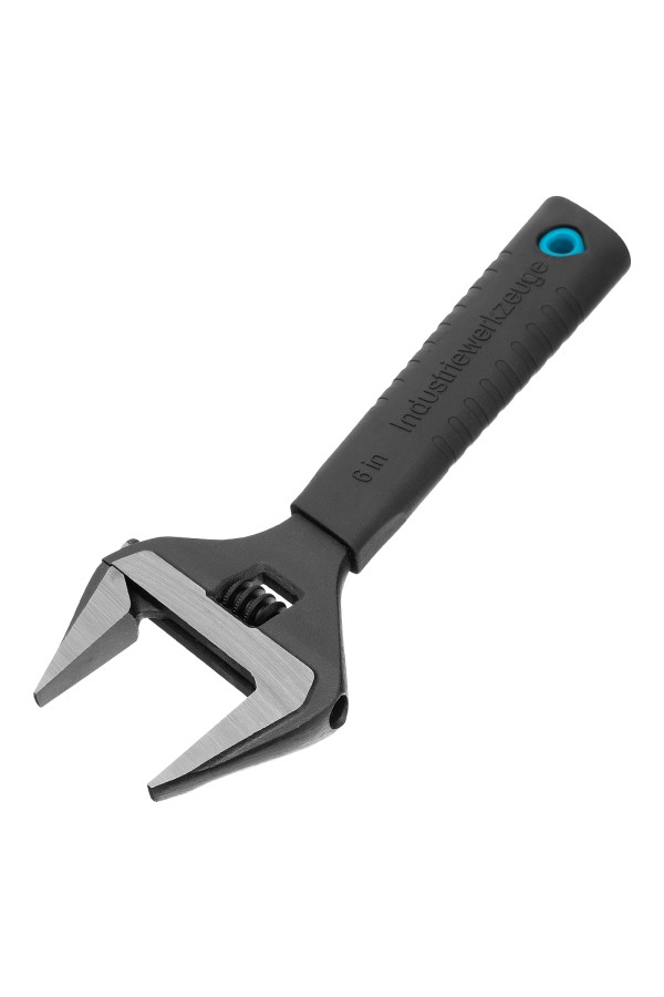 Ключ разводной, 150 мм, CrV, тонкие губки, защитные насадки Gross