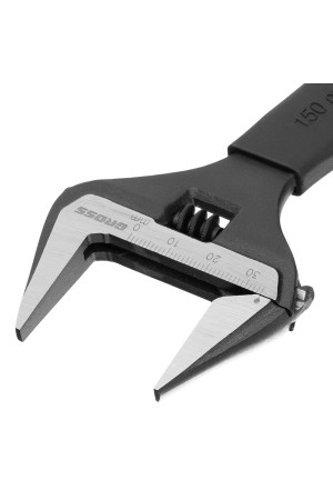 Ключ разводной, 150 мм, CrV, тонкие губки, защитные насадки Gross