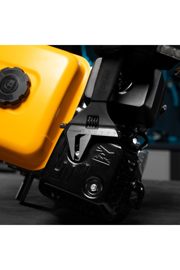 Ключ разводной, 250 мм, CrV, тонкие губки, защитные насадки Gross