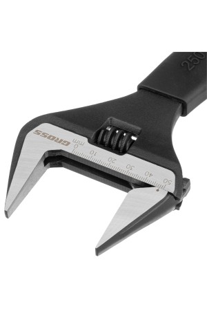 Ключ разводной, 250 мм, CrV, тонкие губки, защитные насадки Gross