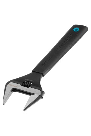 Ключ разводной, 250 мм, CrV, тонкие губки, защитные насадки Gross