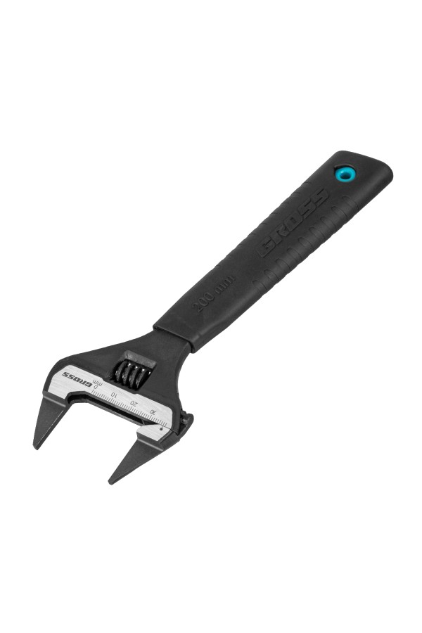 Ключ разводной, 200 мм, CrV, ультратонкие губки Gross