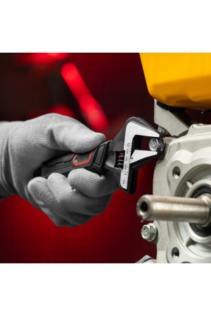 Ключ разводной, тонкие губки, фосфатированный, двухкомпонентная рукоятка, 150 мм, PRO Matrix