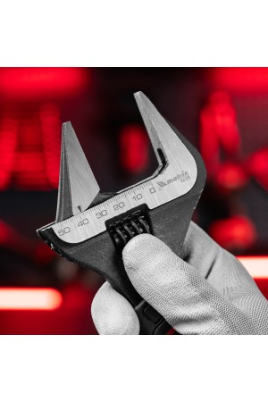 Ключ разводной, тонкие губки, фосфатированный, двухкомпонентная рукоятка, 250 мм, PRO Matrix