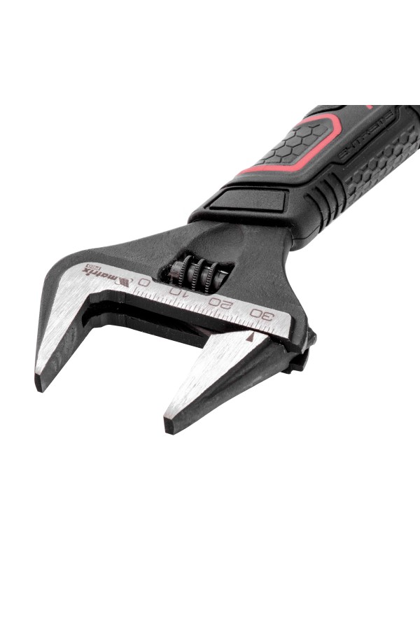 Ключ разводной, тонкие губки, фосфатированный, двухкомпонентная рукоятка, 300 мм, PRO Matrix