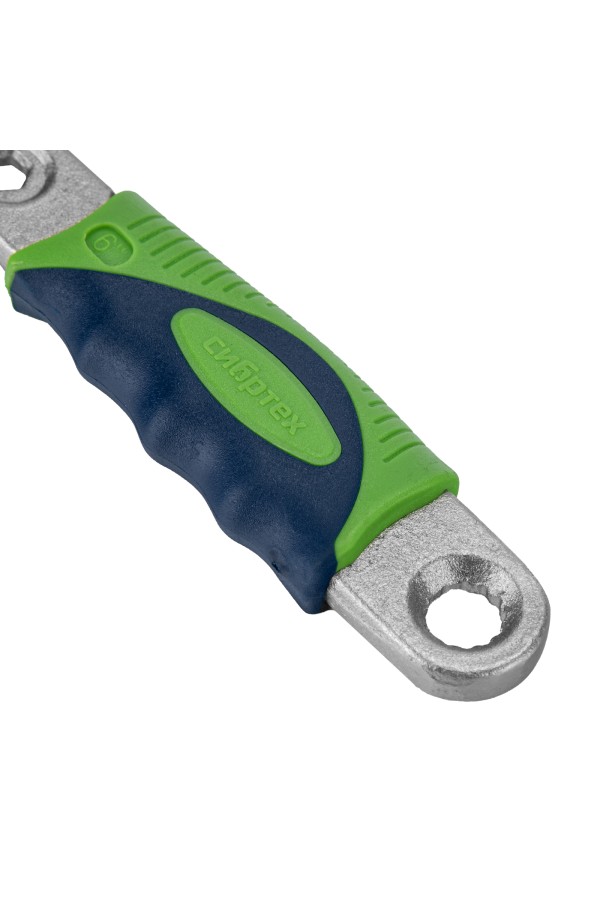 Ключ разводной, 150мм, переставная губка, 2-х комп. рукоятка Сибртех