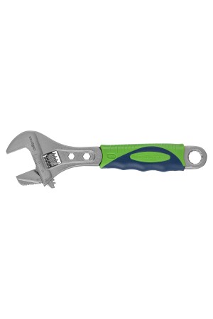 Ключ разводной, 200мм, переставная губка, 2-х комп.рукоятка Сибртех