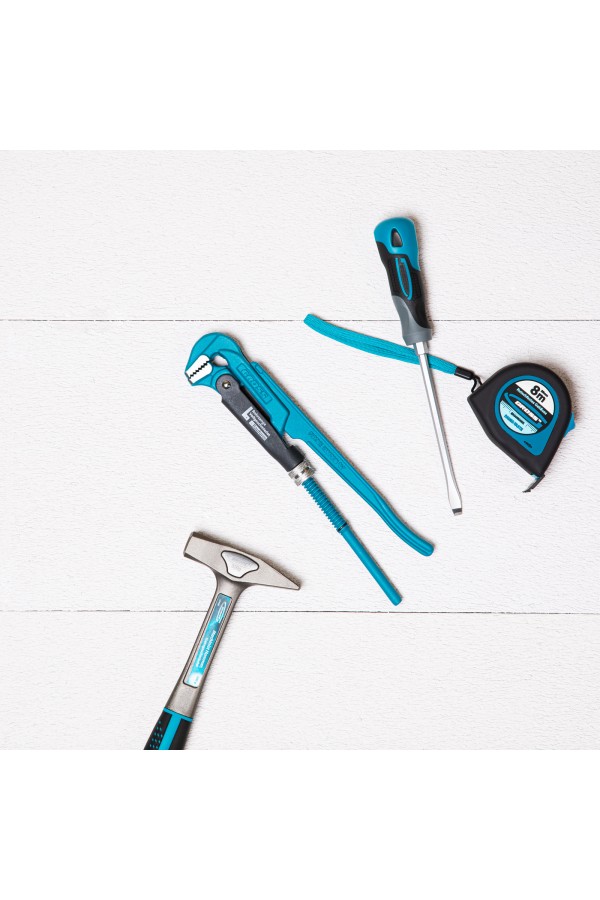 Ключ трубный рычажный 3/4, №0, цельнокованый, CrV, тип 