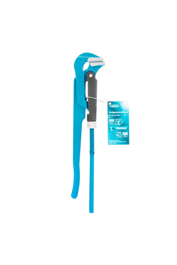 Ключ трубный рычажный 1, №1, цельнокованый, CrV, тип 