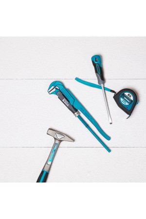 Ключ трубный рычажный 1, №1, цельнокованый, CrV, тип 