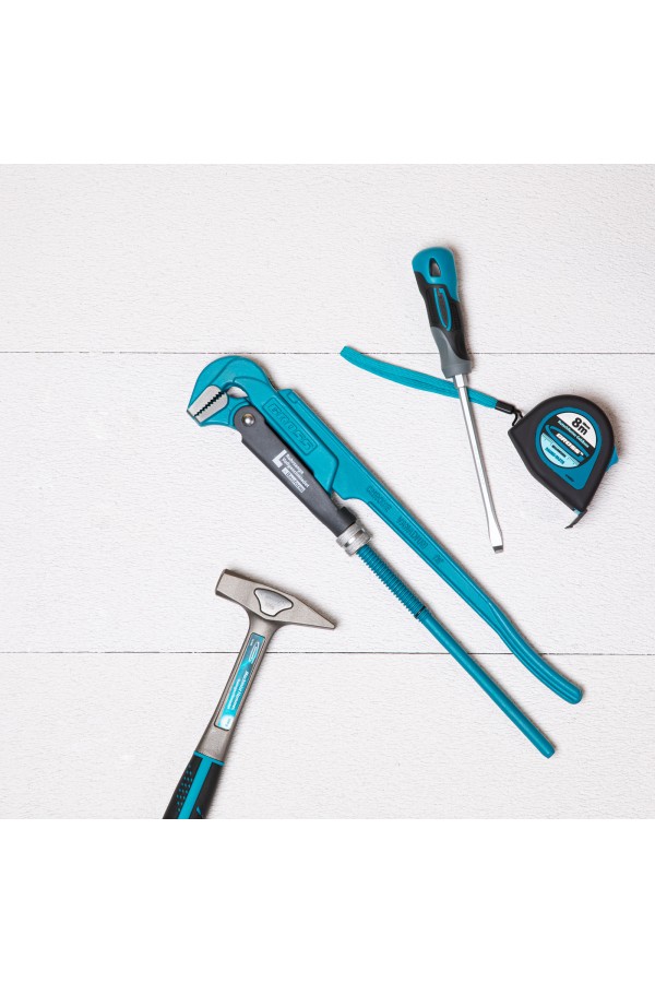 Ключ трубный рычажный 1.5, №2, цельнокованый, CrV, тип 